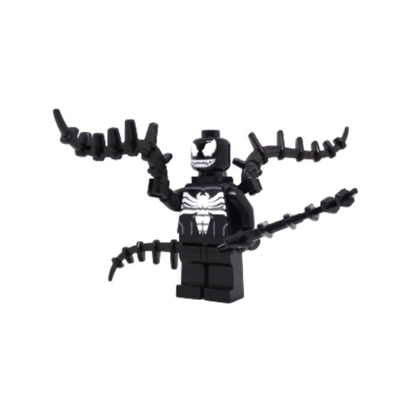 Venom Custom UV Printed Lego Minifigure Marvel Super Hero - Picture 1 of 1